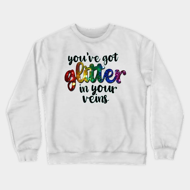 Cher Mamma Mia Glitter Pride Crewneck Sweatshirt by baranskini